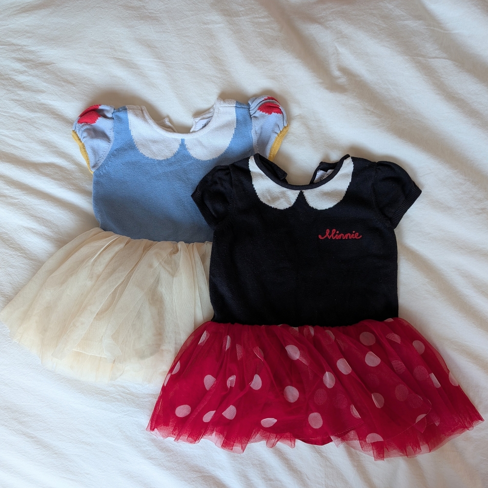 Disney Minnie Mouse and Snow White Kids Costume Bundle